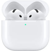 سماعات Apple AirPods (الجيل الرابع) مع خاصية إلغاء الضوضاء النشطة وعلبة شحن USB-C - أبيض